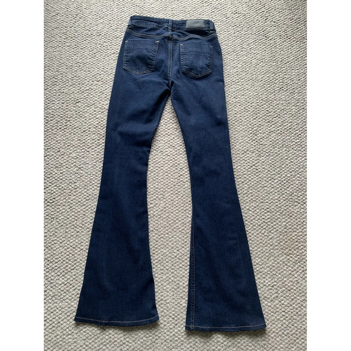 Buy Victoria Beckham Blue Cotton - elasthane Jeans online