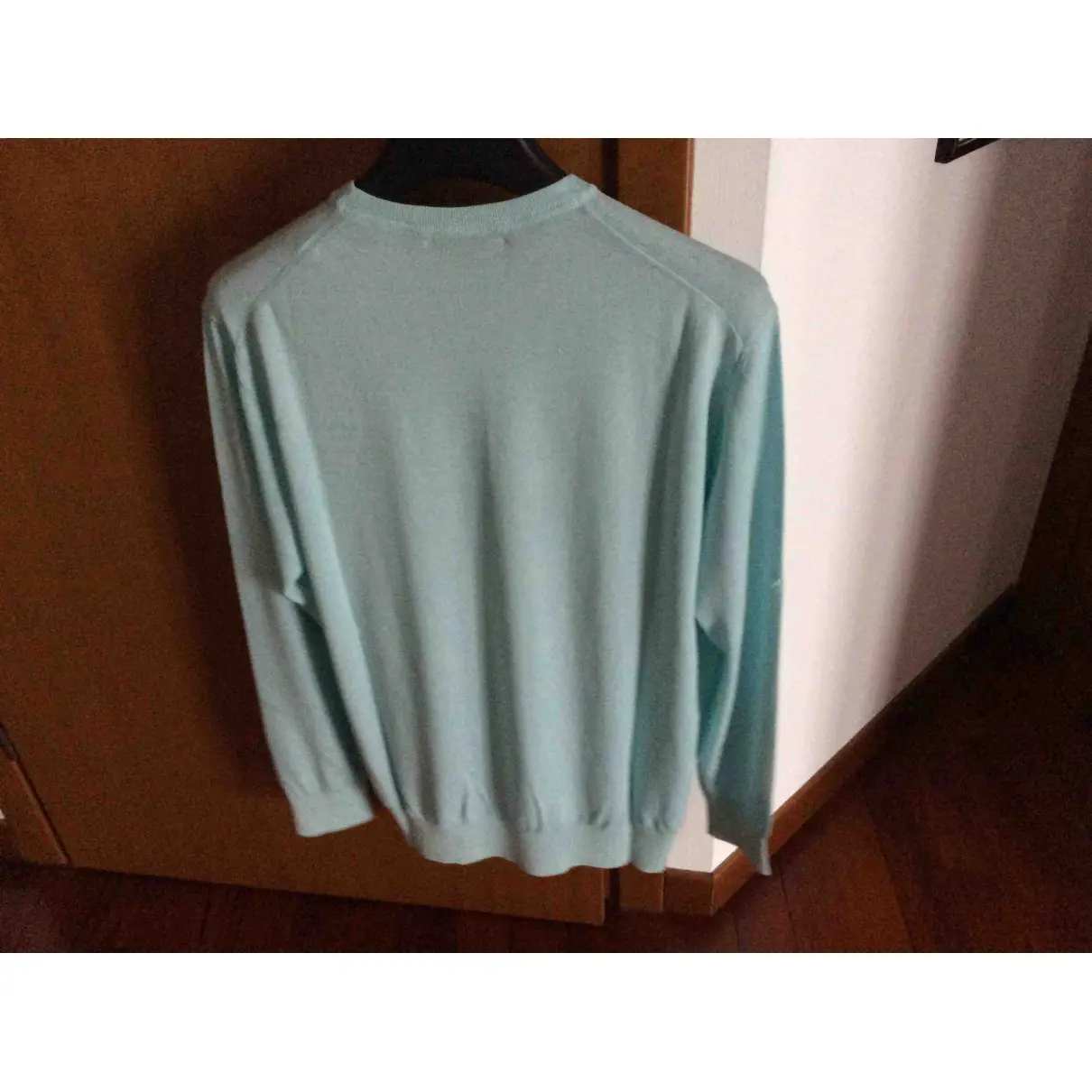 Buy Ermenegildo Zegna Blue Cotton Knitwear & Sweatshirt online