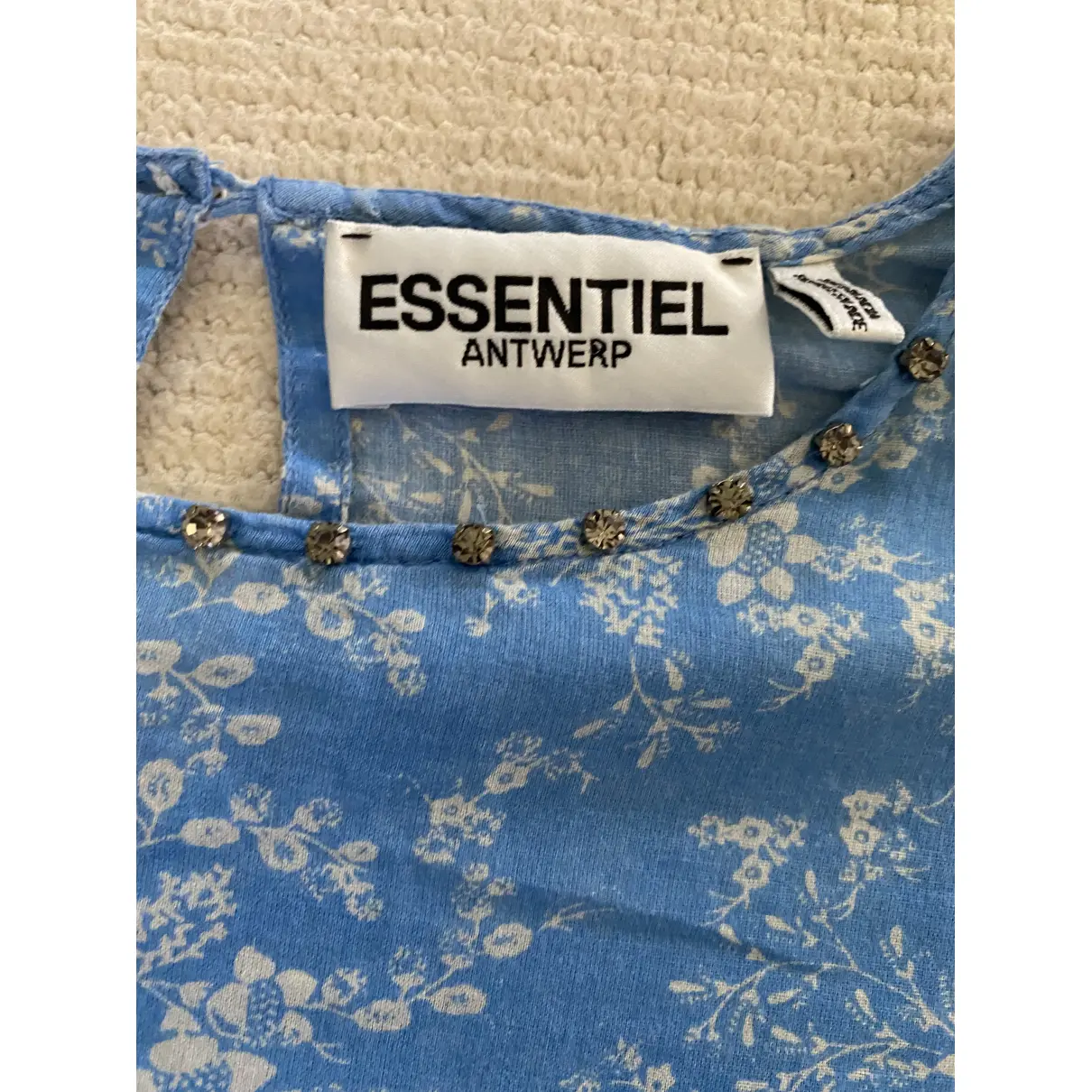Buy Essentiel Antwerp Blue Cotton Top online