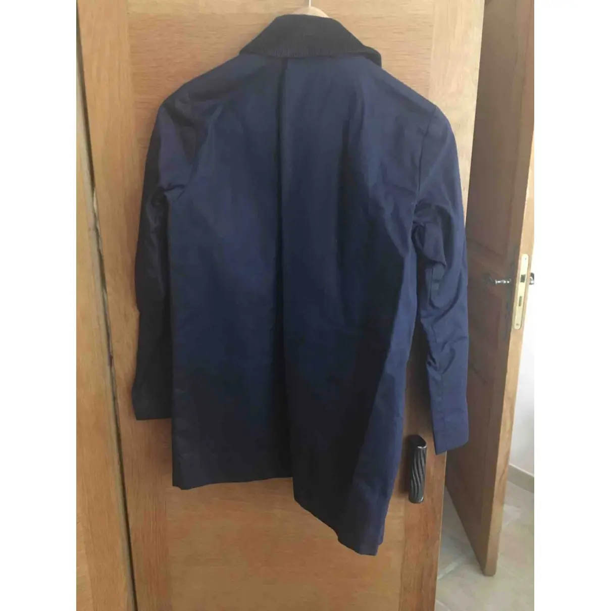 Frenchtrotters Blue Cotton Coat for sale