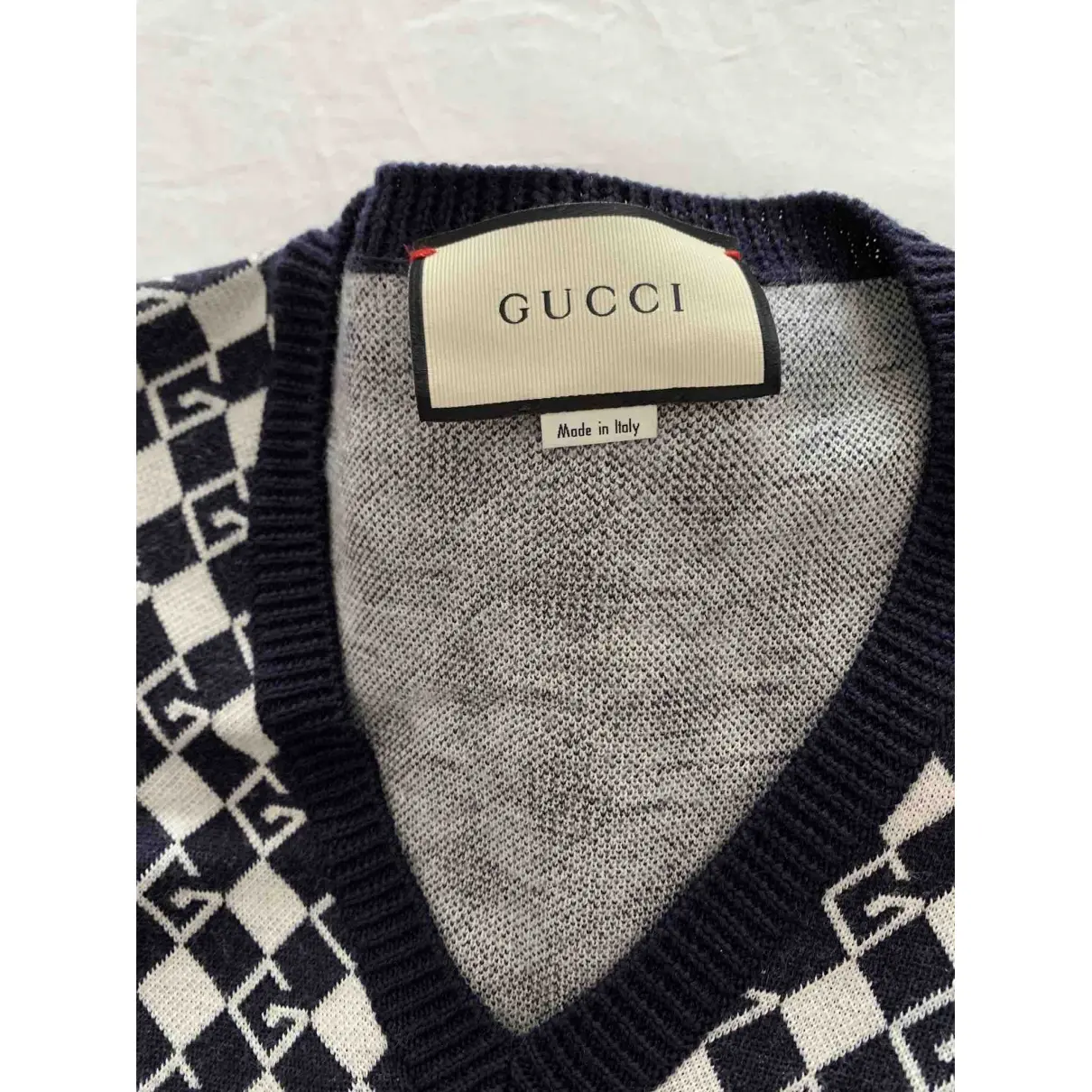 Blue Cotton Knitwear & Sweatshirt Gucci