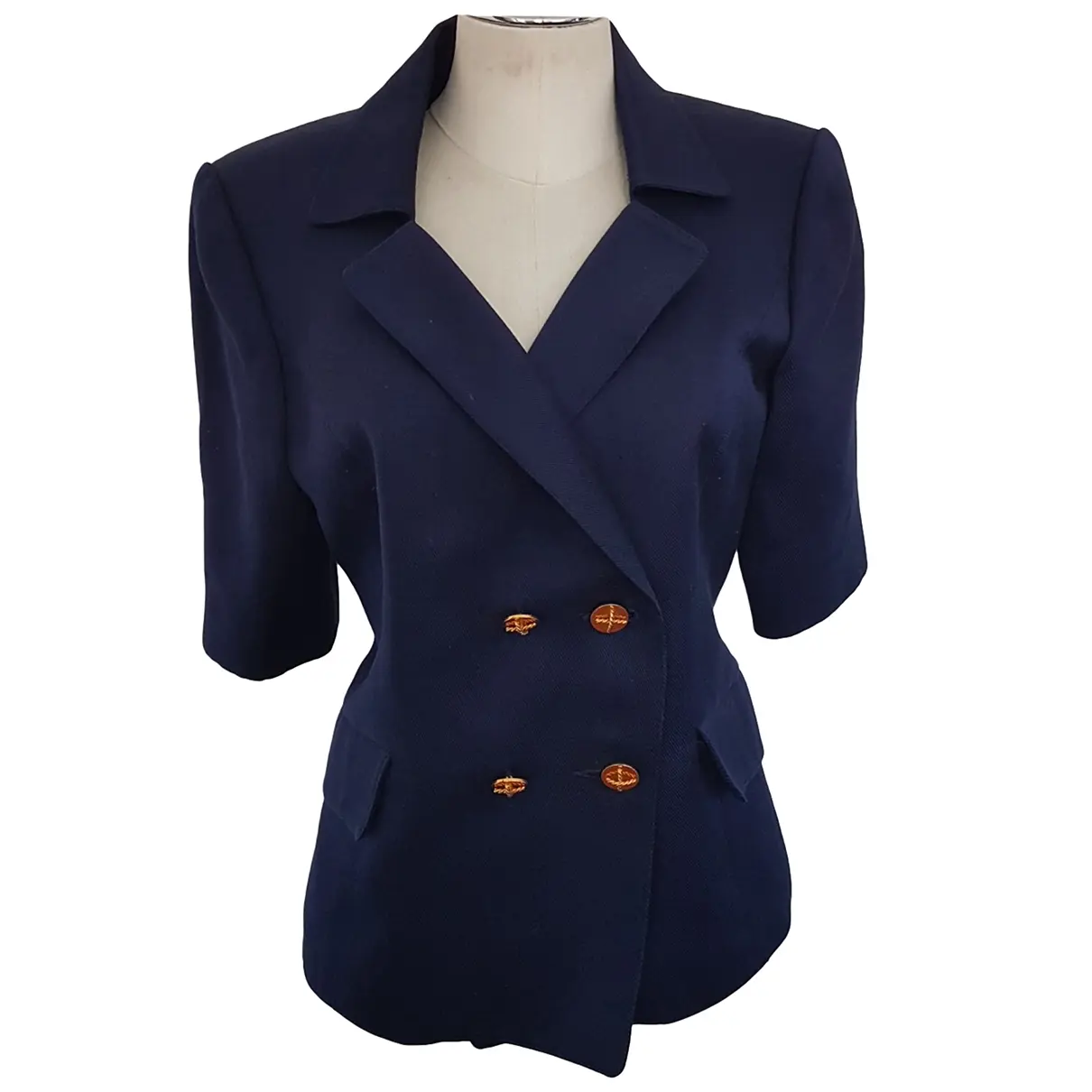 Blue Cotton Jacket Hermès - Vintage