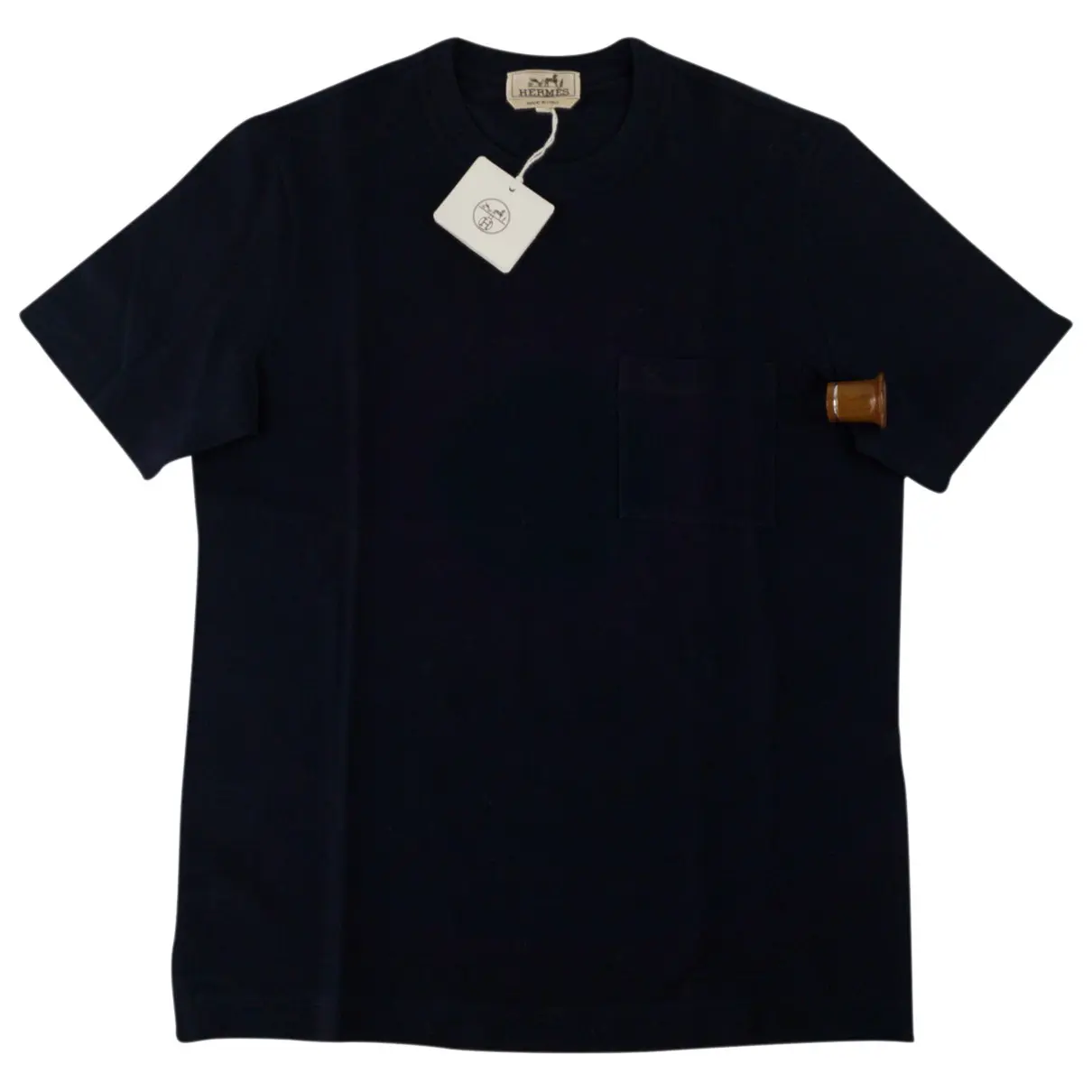 Blue Cotton T-shirt Hermès