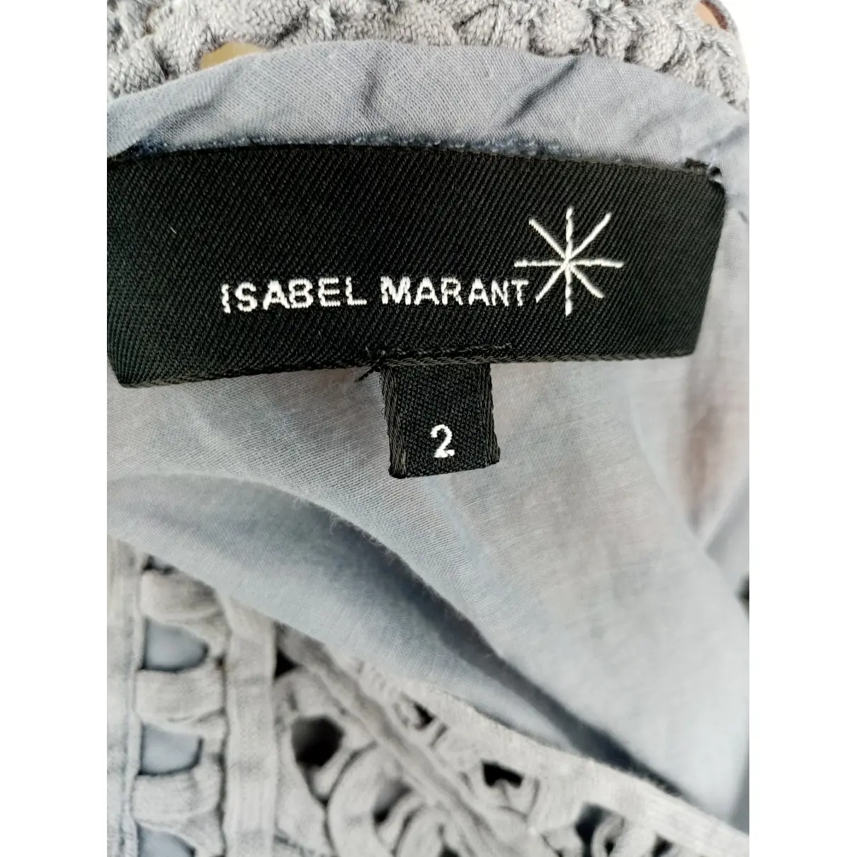 Buy Isabel Marant Etoile Blue Cotton Top online