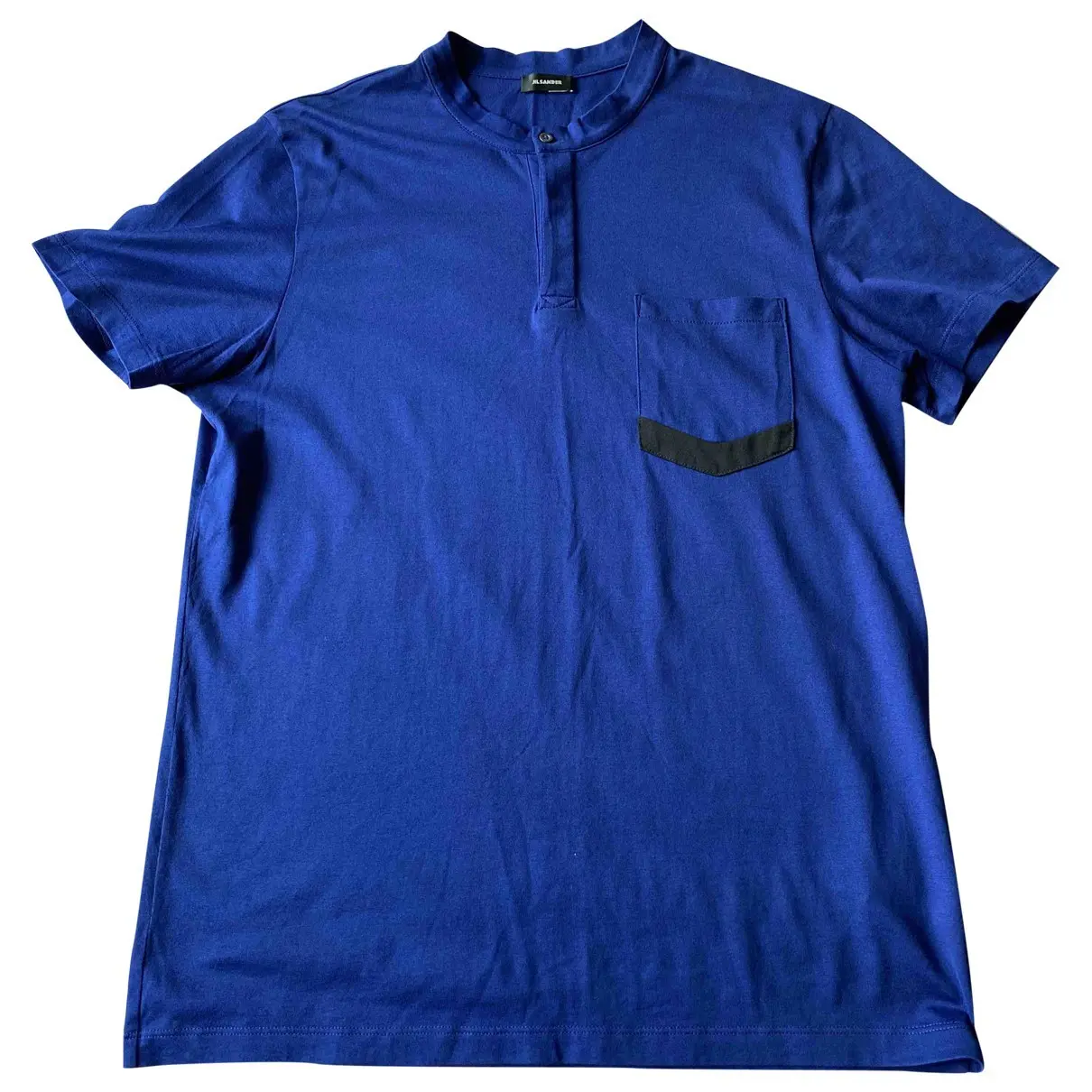 Blue Cotton T-shirt Jil Sander