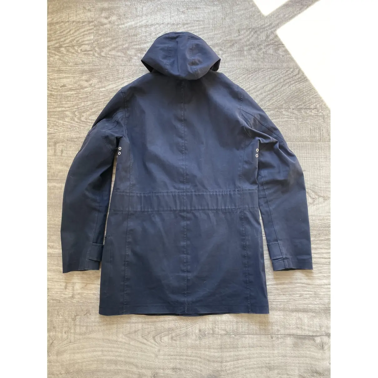 Junya Watanabe Blue Cotton Coat for sale