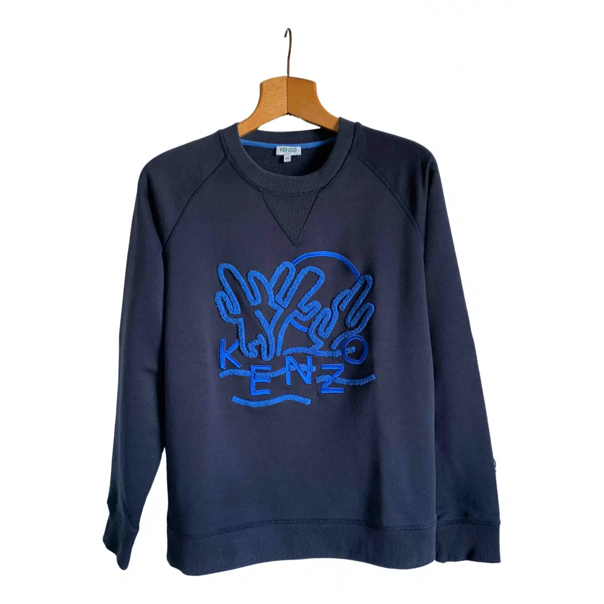 Blue Cotton Knitwear & Sweatshirt Kenzo
