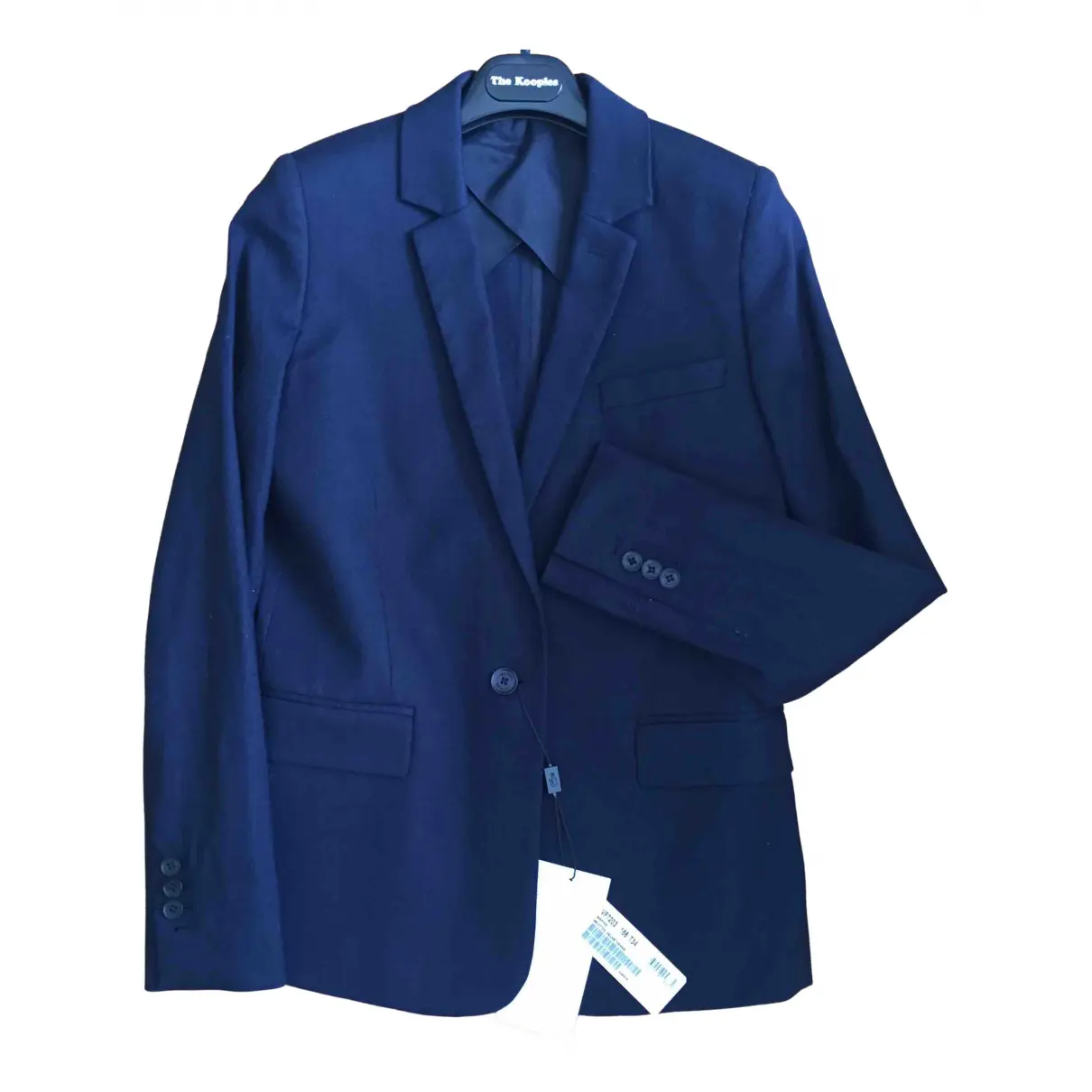 Blue Cotton Jacket Lacoste