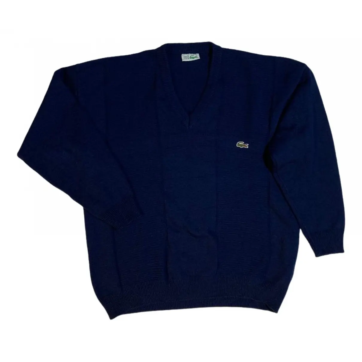 Blue Cotton Knitwear & Sweatshirt Lacoste