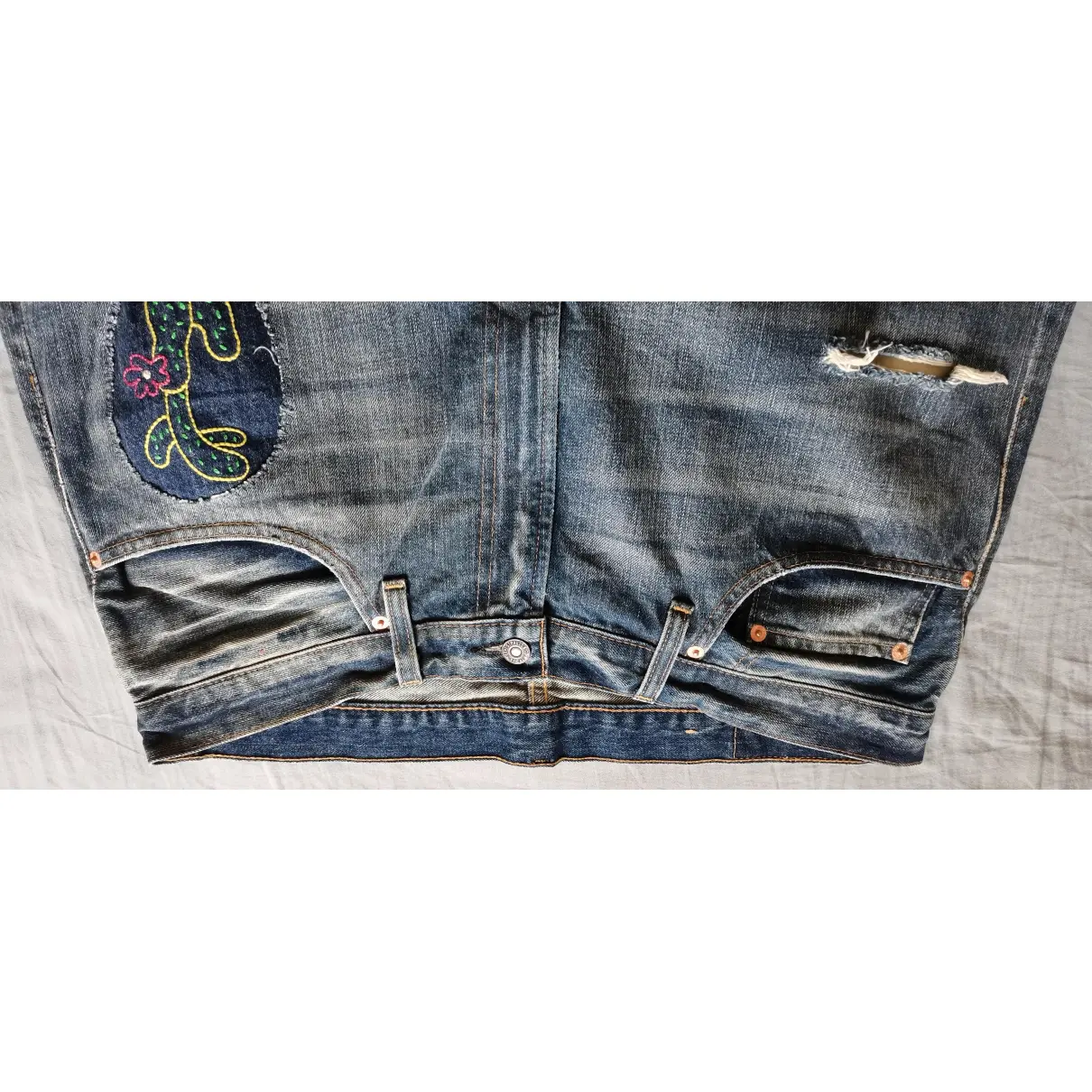 Blue Cotton Jeans Levi's Vintage Clothing