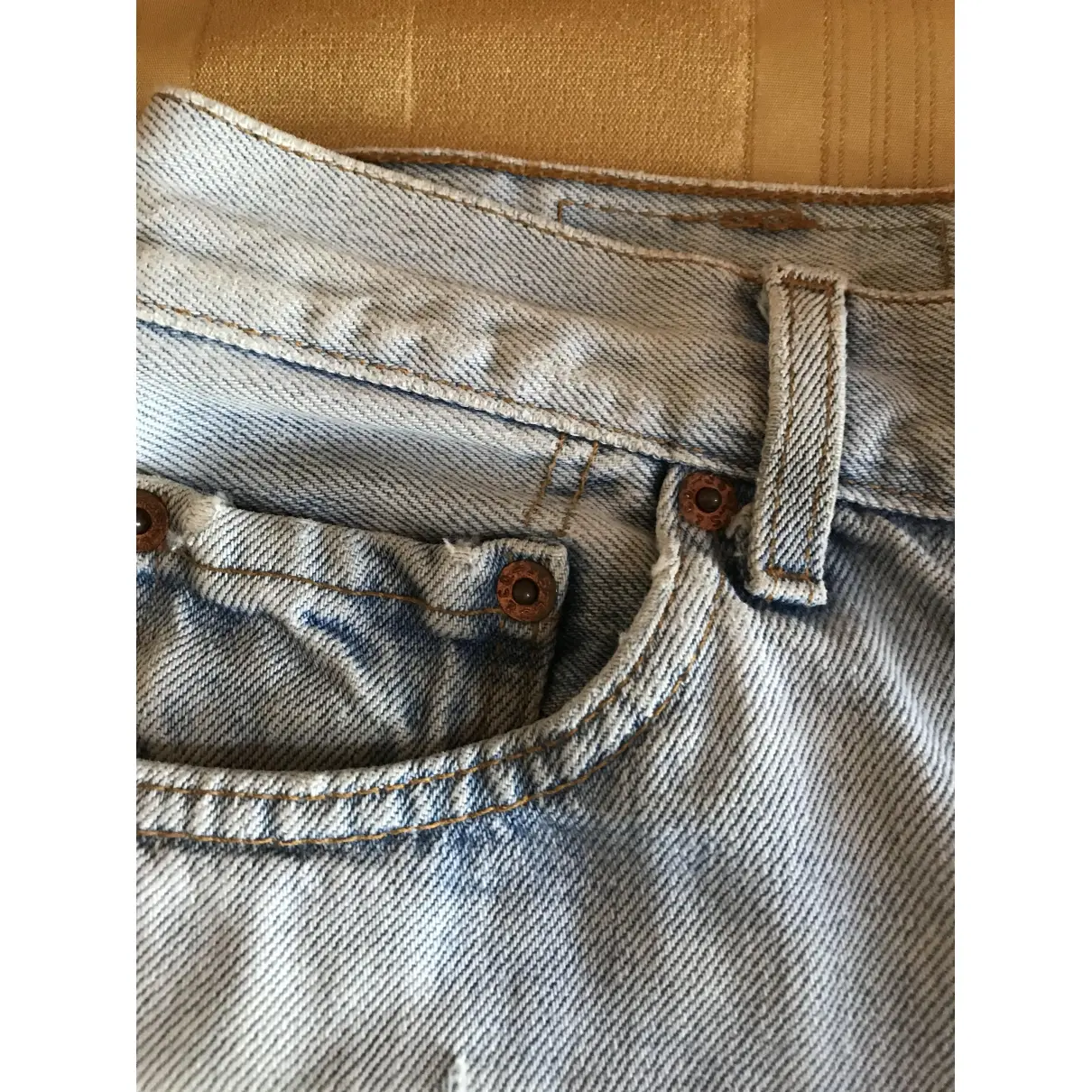 Levi's Vintage Clothing Blue Cotton Shorts for sale
