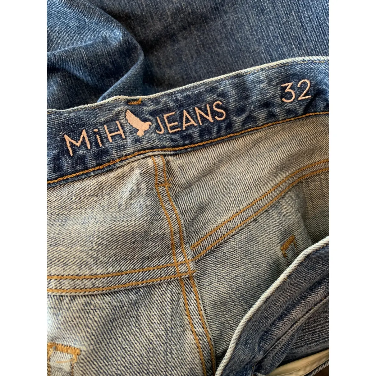 Buy Mih Jeans Blue Cotton Jeans online