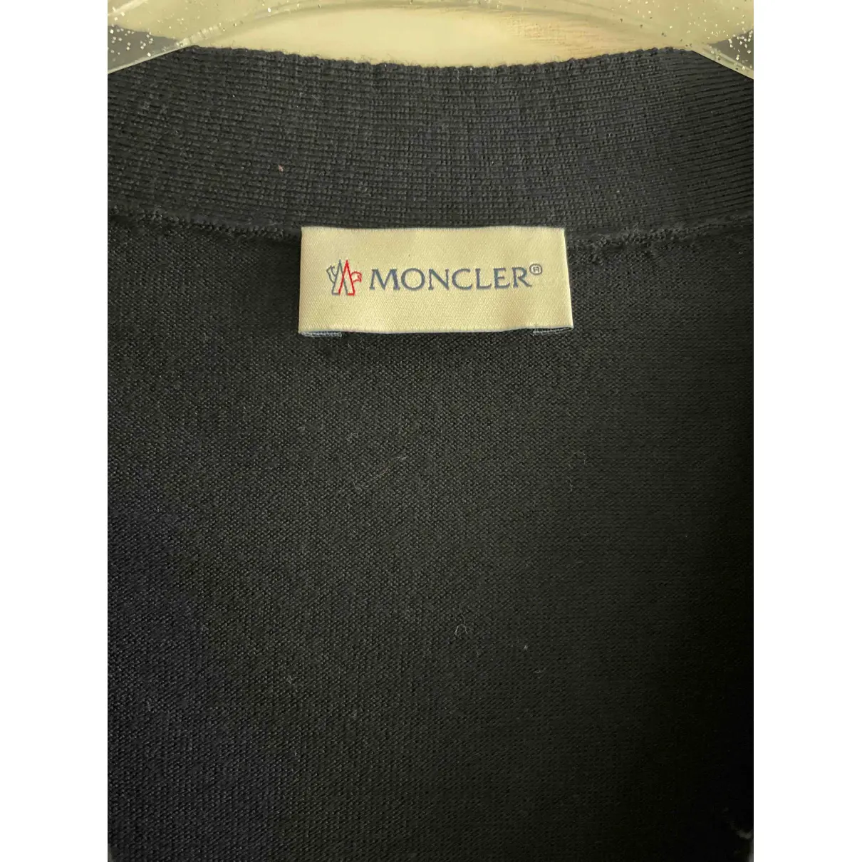 Blue Cotton Knitwear & Sweatshirt Moncler