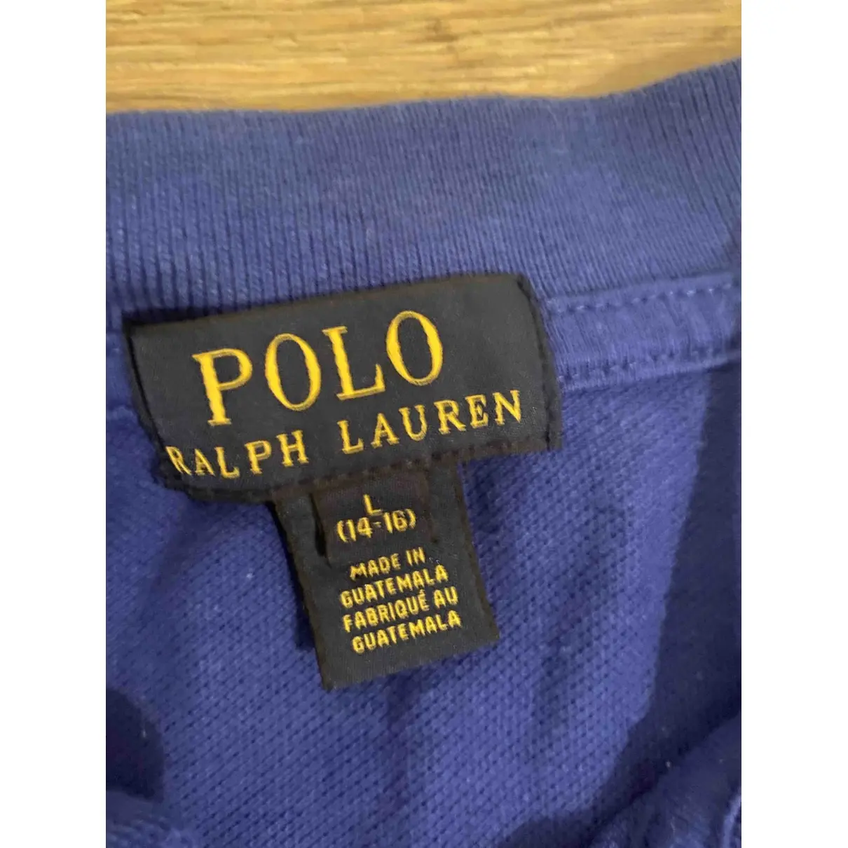 Blue Cotton Top Polo Ralph Lauren