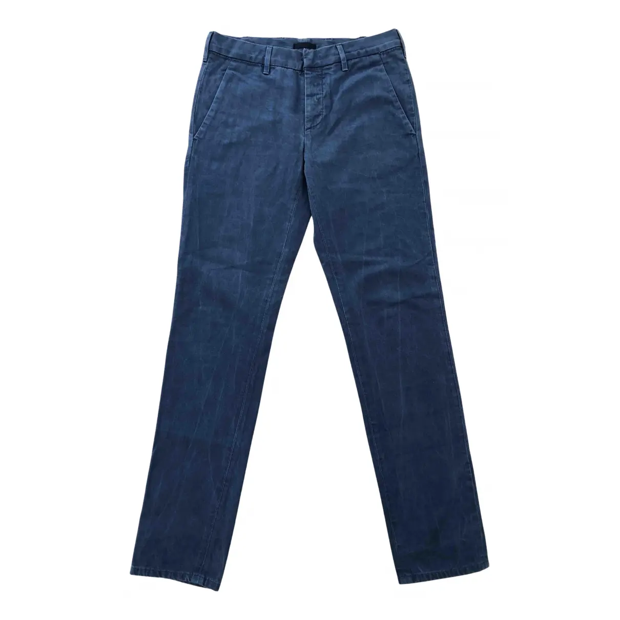 Blue Cotton Jeans Prada