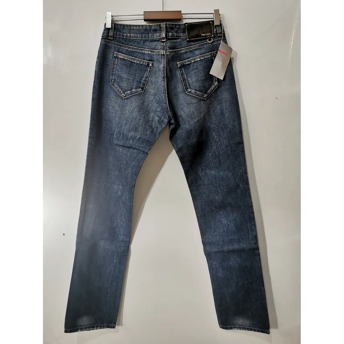 Buy Prada Blue Cotton Jeans online