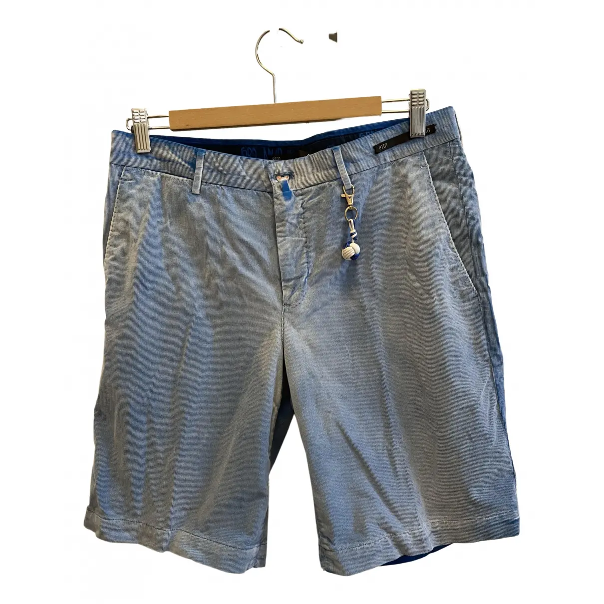 Blue Cotton Shorts Pt01