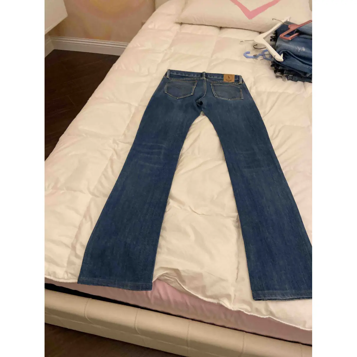 Buy Ralph Lauren Blue Cotton Jeans online