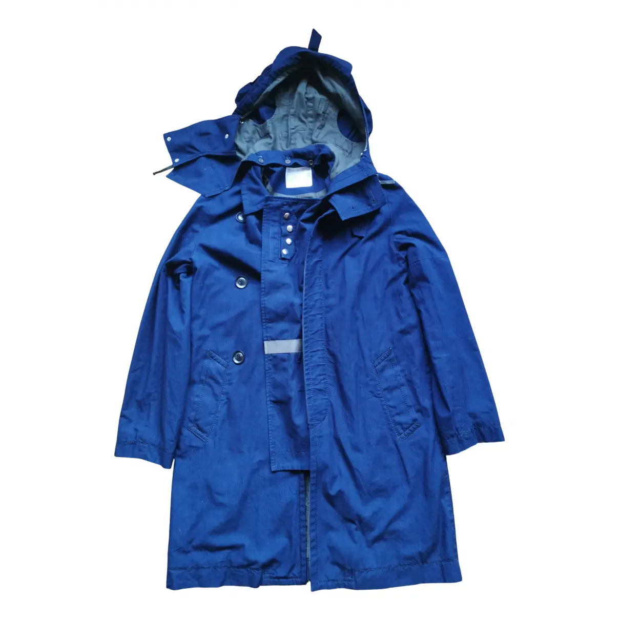 Blue Cotton Coat Sacai