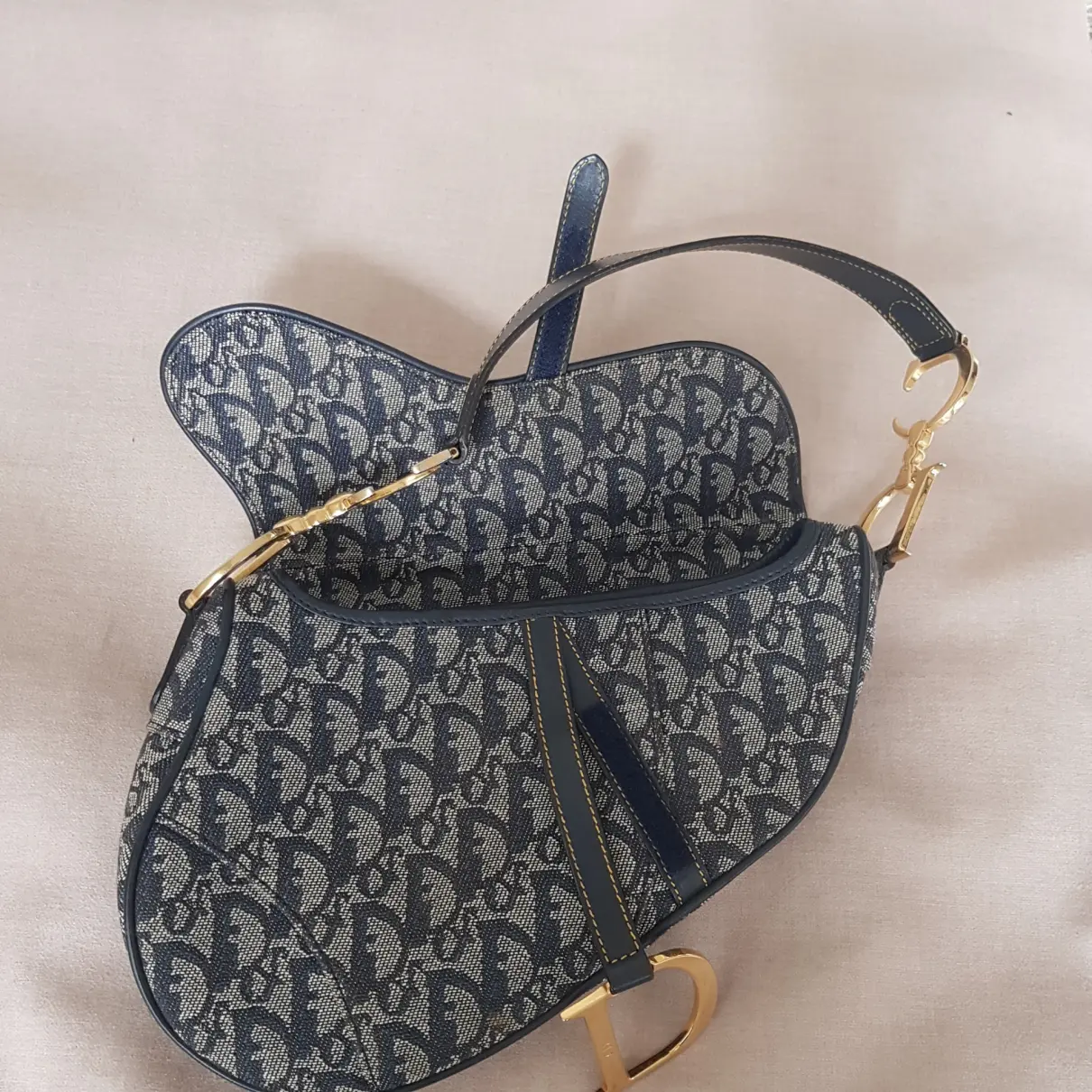 Saddle handbag Dior - Vintage