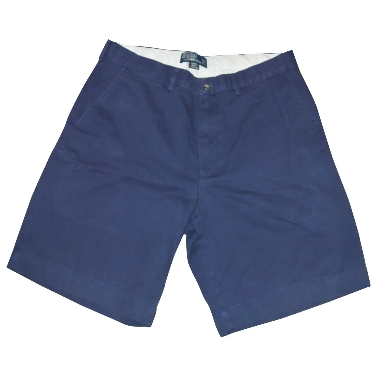 Blue Cotton Shorts Polo Ralph Lauren