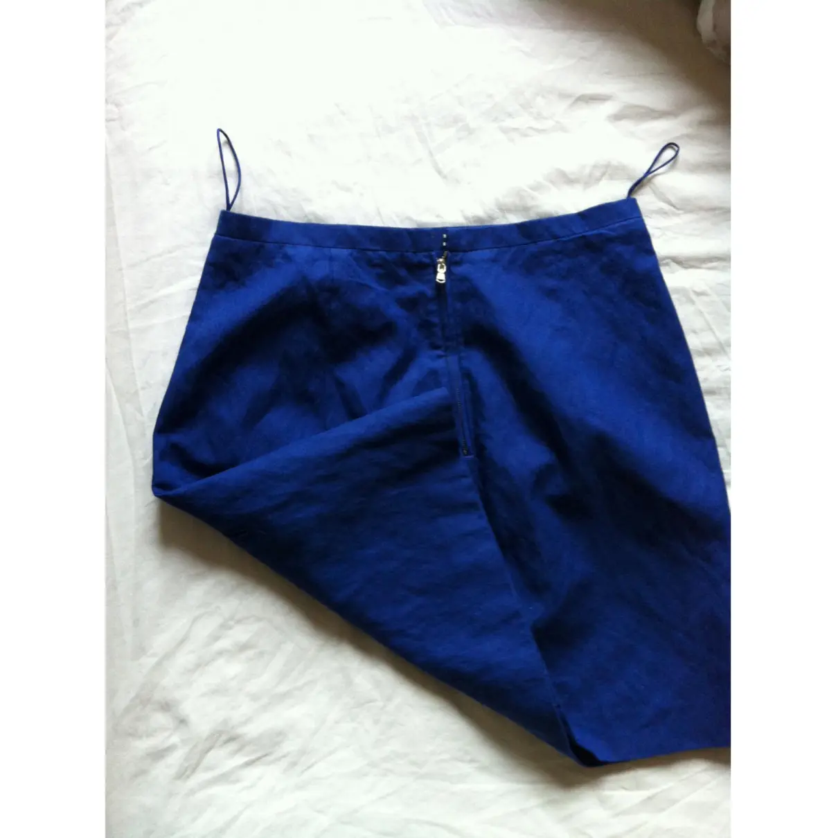 Buy Carven Blue Cotton Skirt online