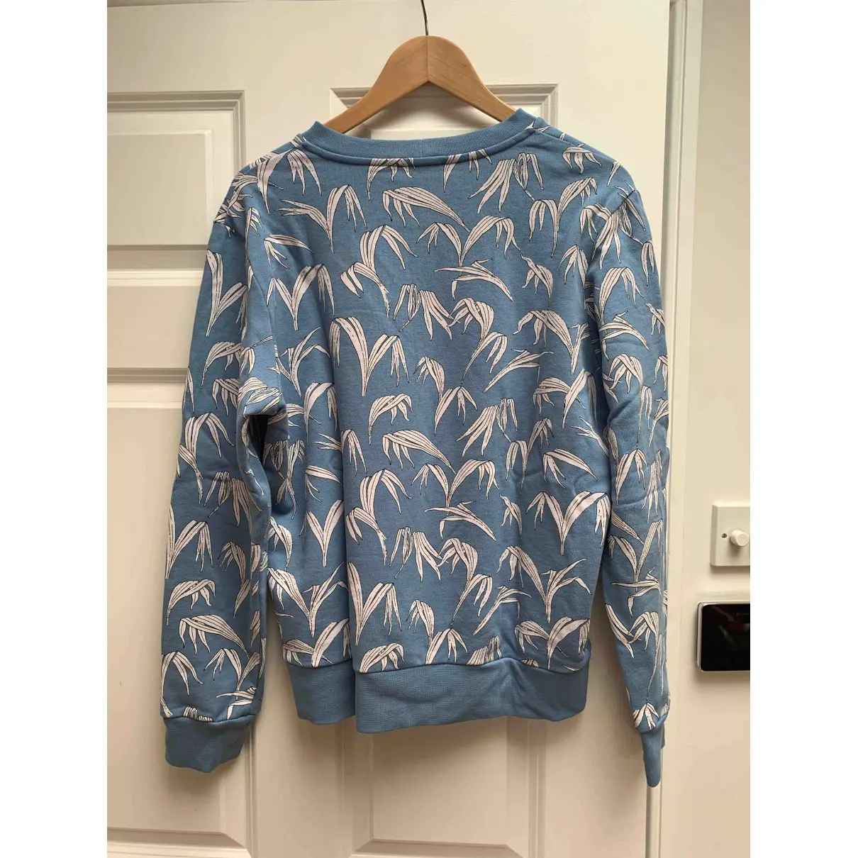 Buy Sandro Blue Cotton Knitwear & Sweatshirt Spring Summer 2019 online