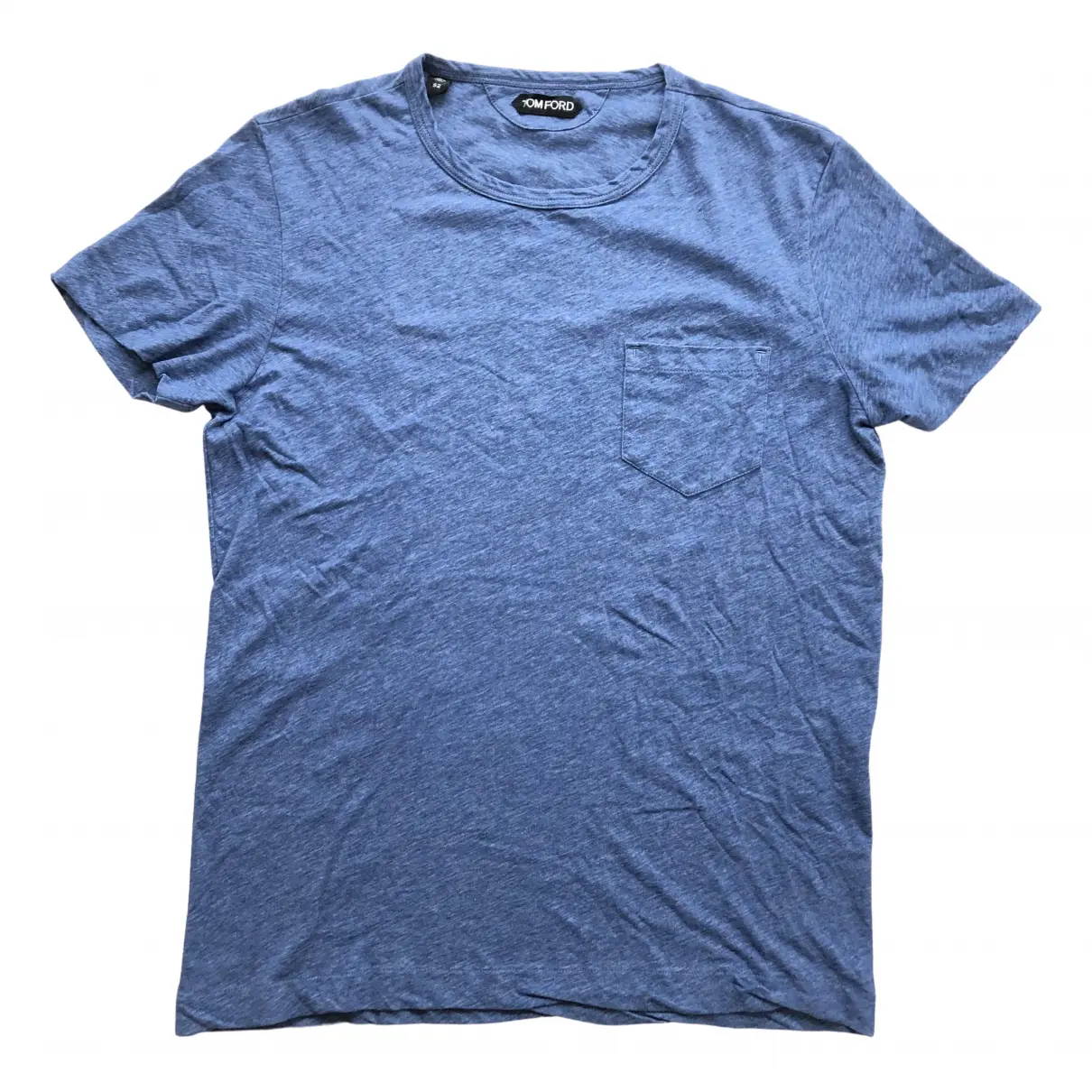 Blue Cotton T-shirt Tom Ford