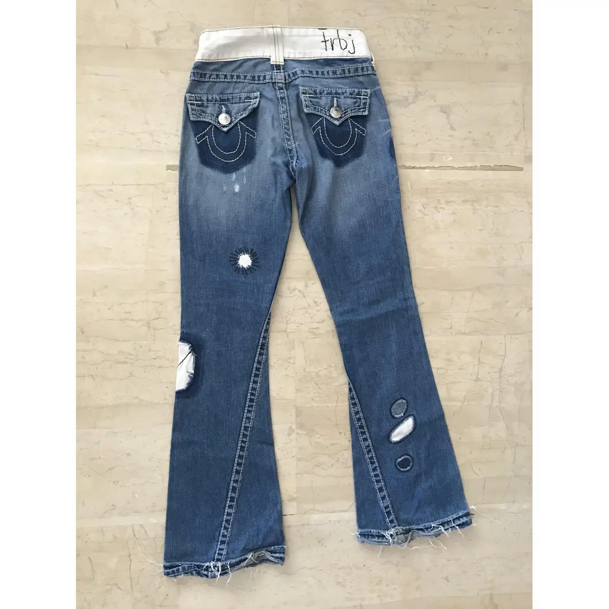 Buy True Religion Blue Cotton Jeans online