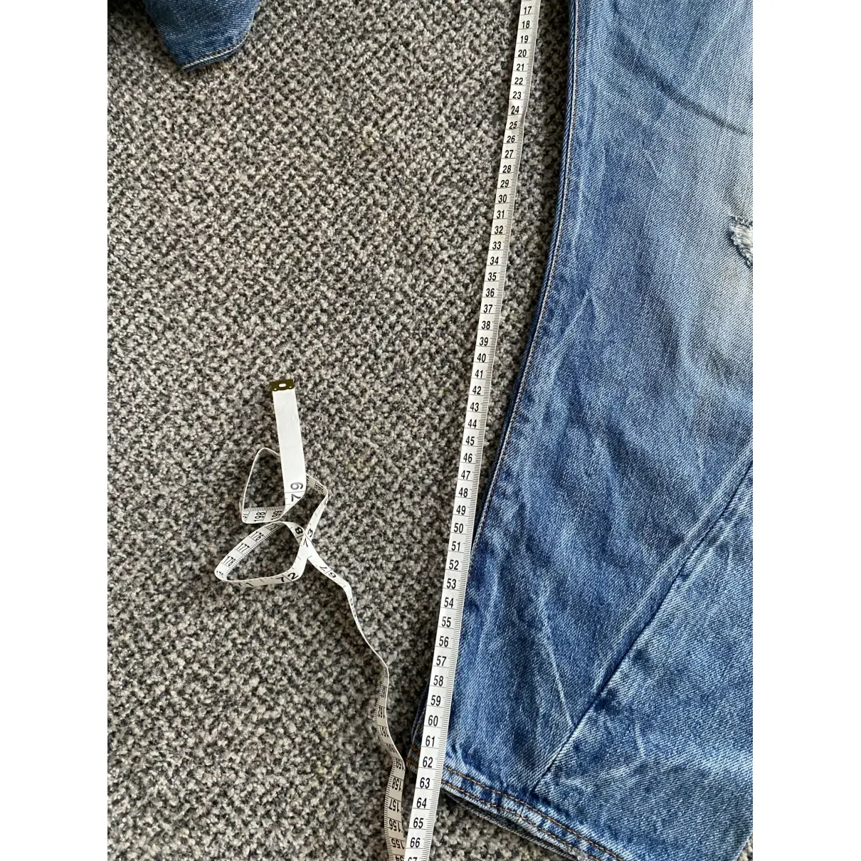 Blue Cotton Jeans Vivienne Westwood