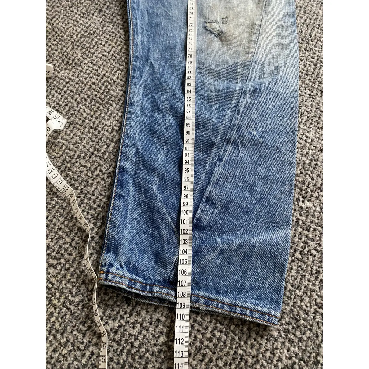Blue Cotton Jeans Vivienne Westwood