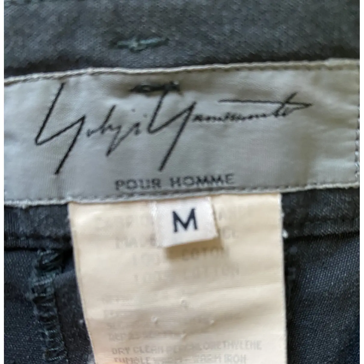 Luxury Yohji Yamamoto Trousers Men - Vintage