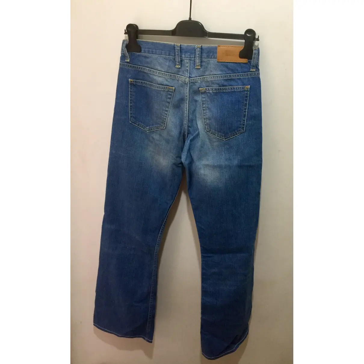 Buy Acne Studios Blue Denim - Jeans Jeans online