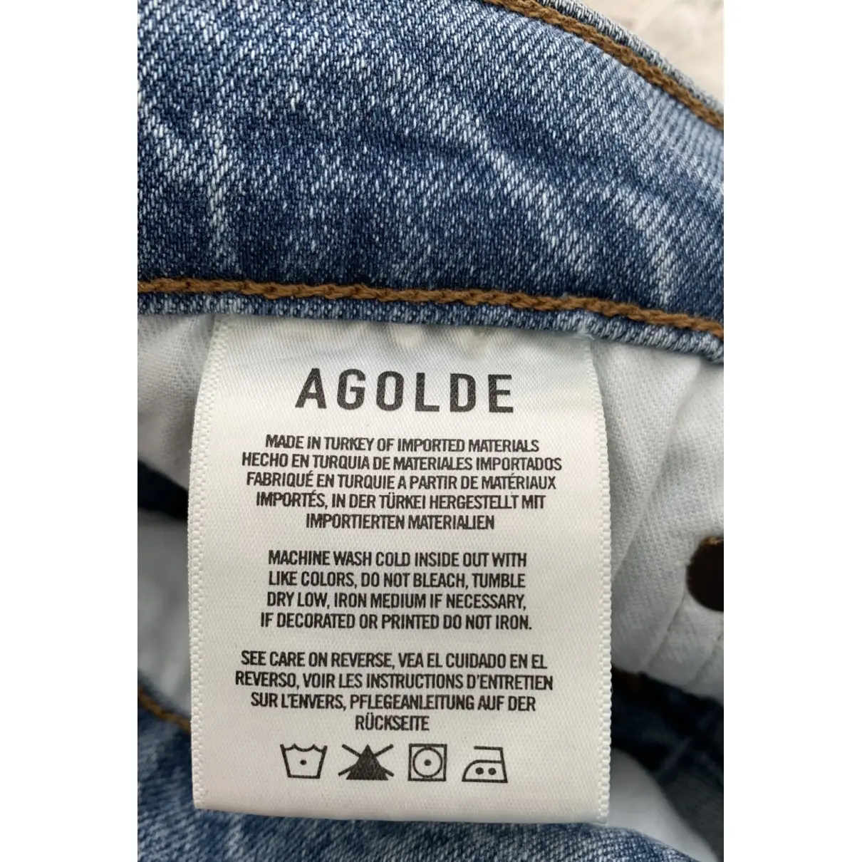 Straight jeans Agolde