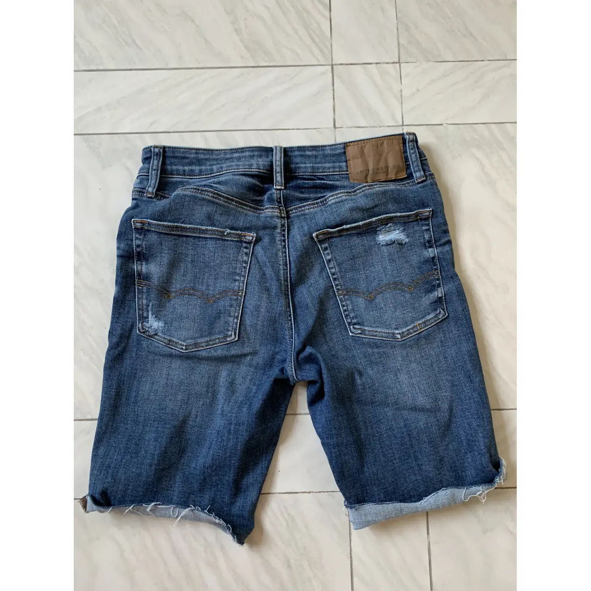 Buy American Outfitters Blue Denim - Jeans Shorts online