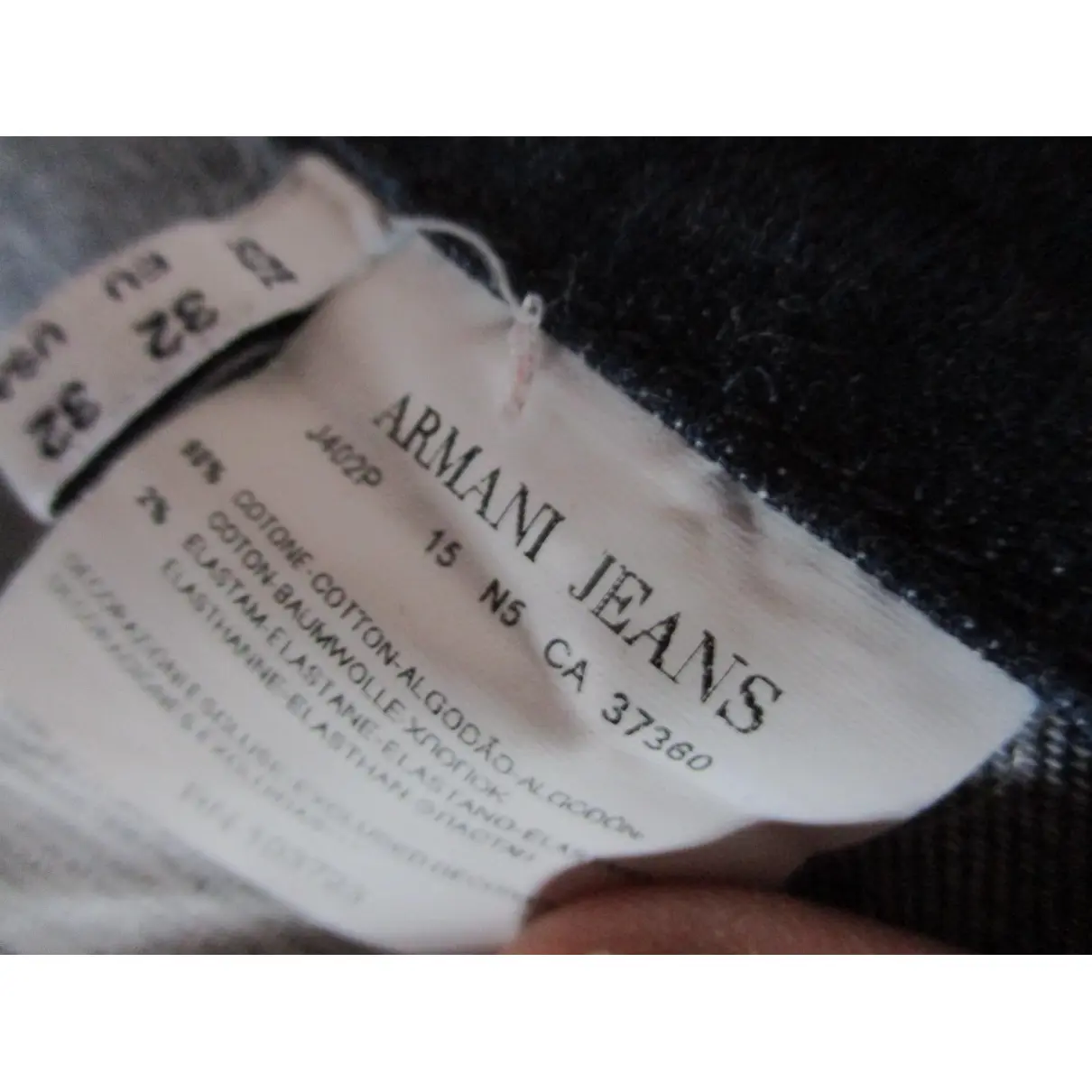 Straight pants Armani Jeans