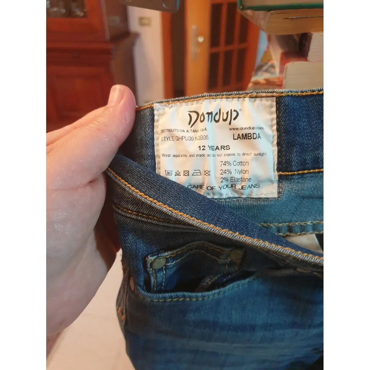 Buy Dondup Blue Denim - Jeans Trousers online