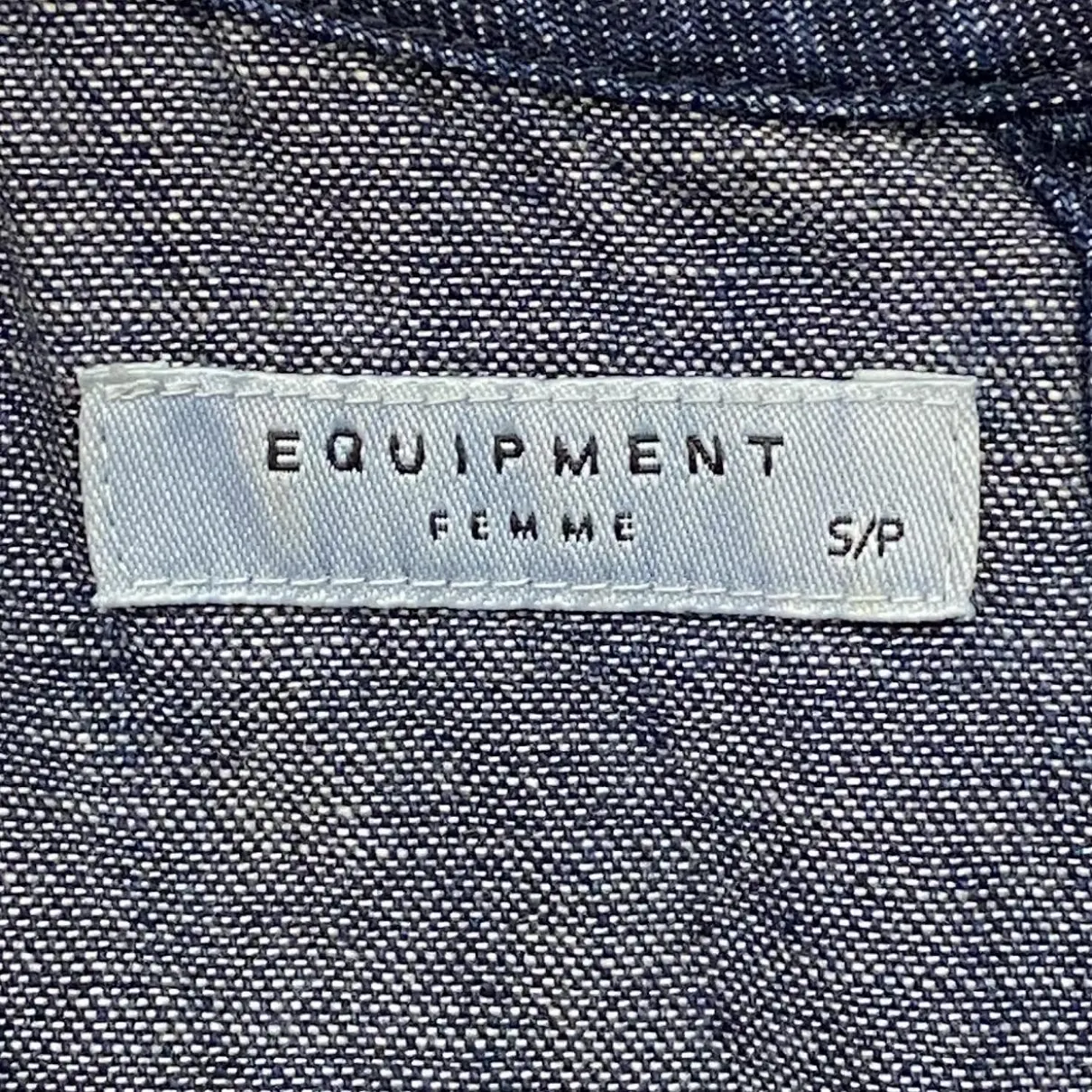 Equipment Blue Denim - Jeans Top for sale