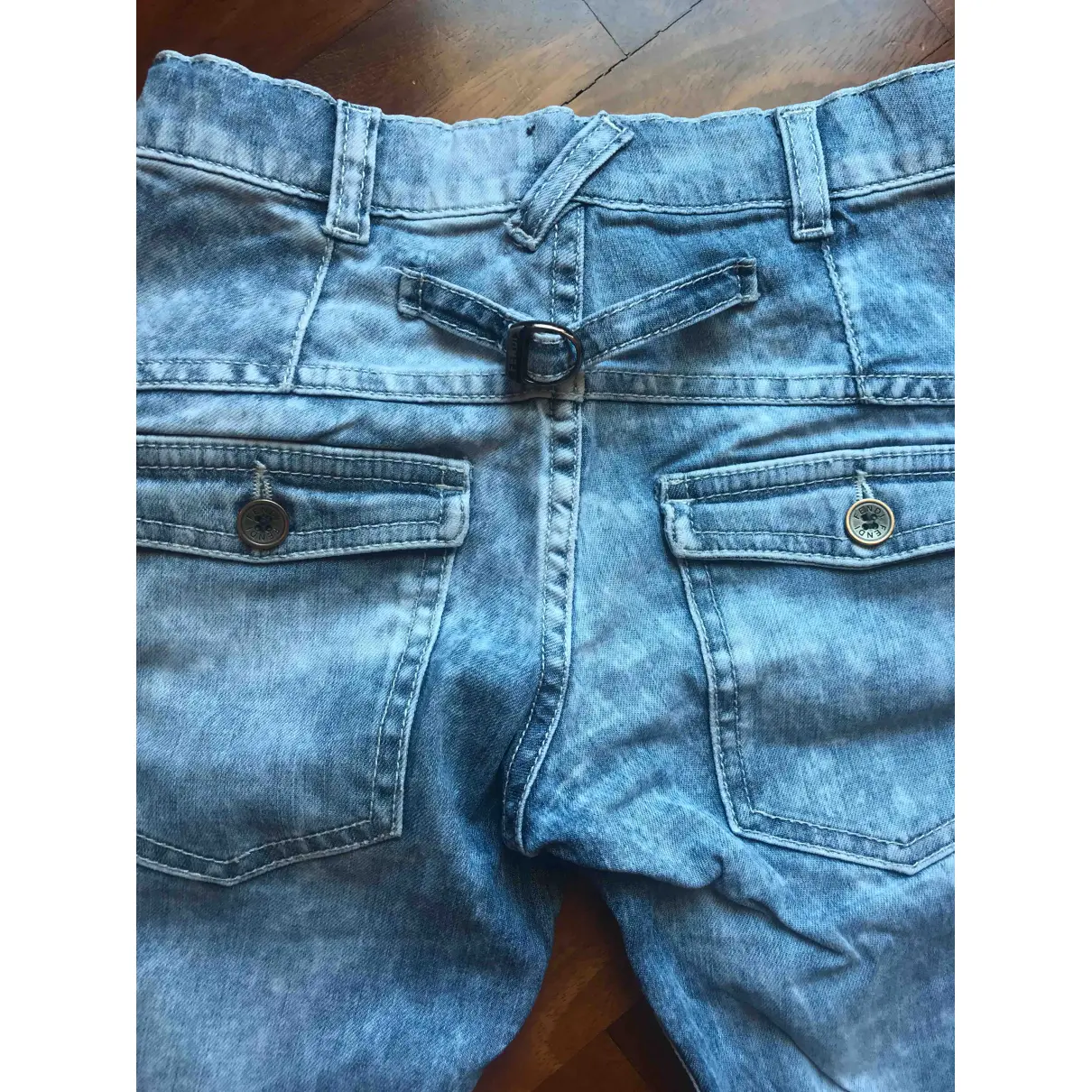 Blue Denim - Jeans Shorts Fendi