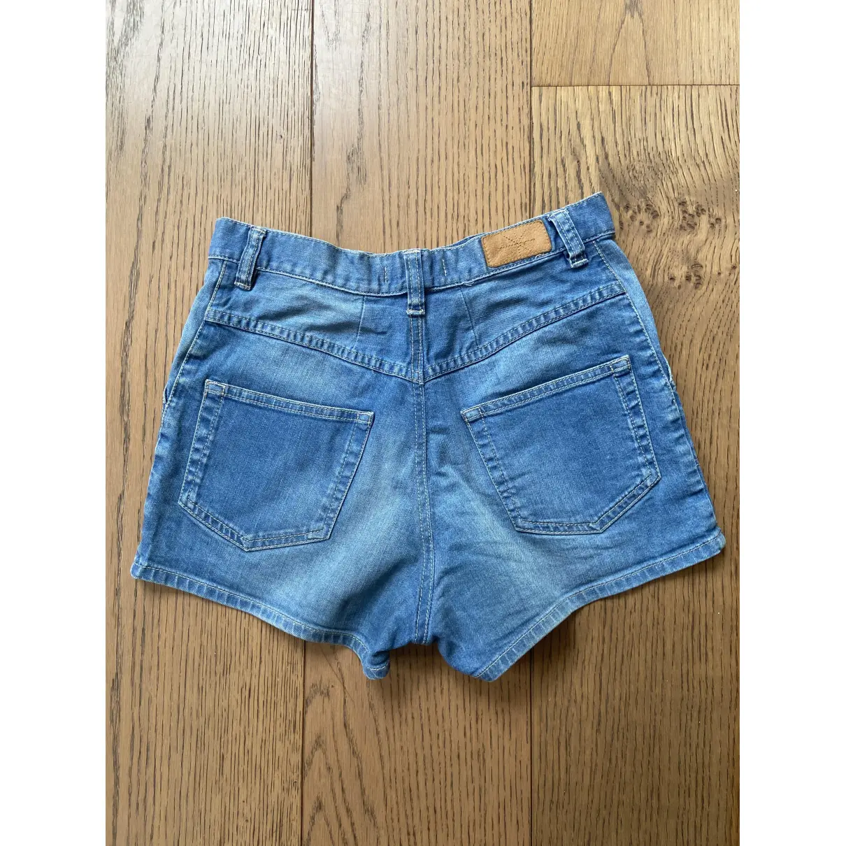 Buy Isabel Marant Etoile Blue Denim - Jeans Shorts online
