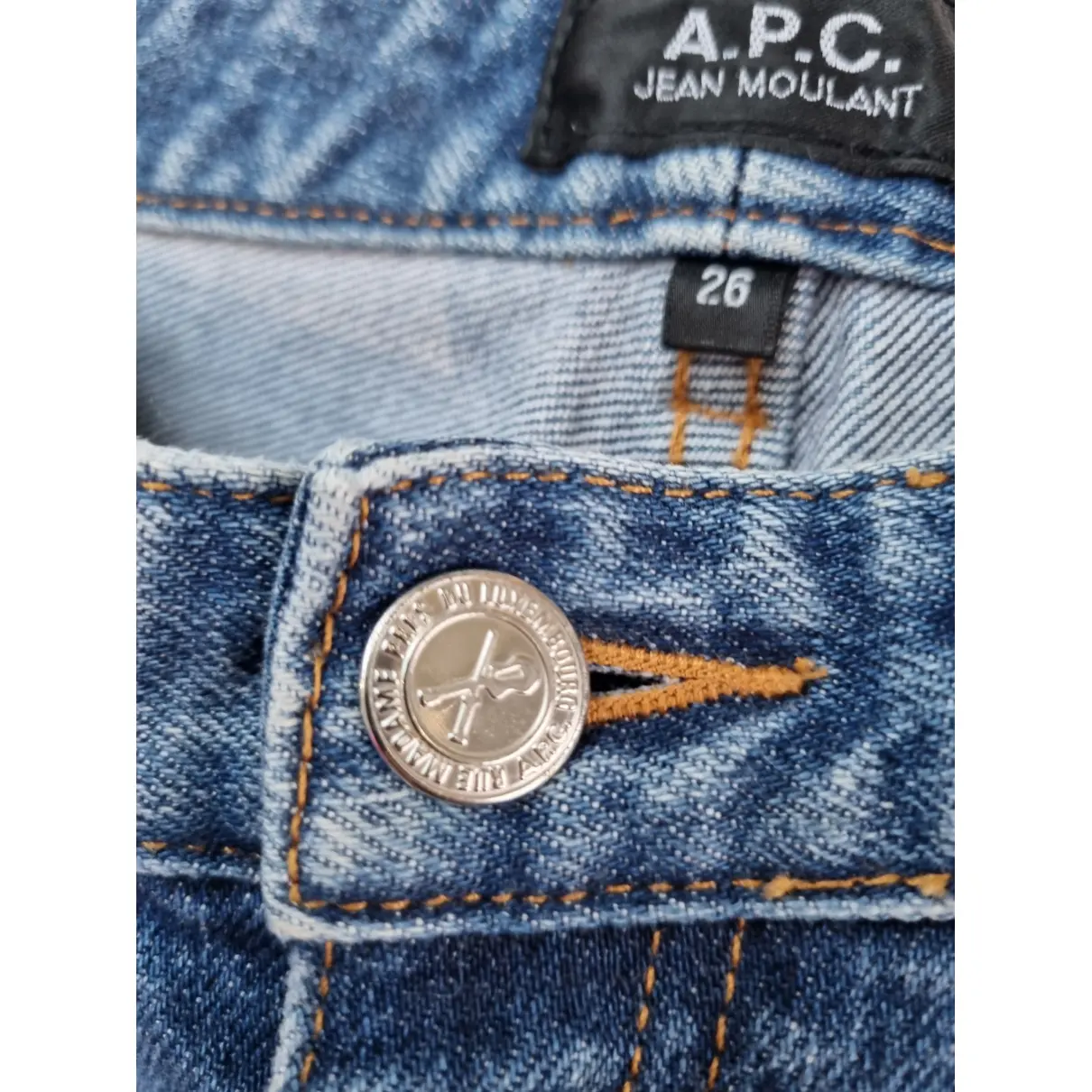 Jean moulant straight jeans APC