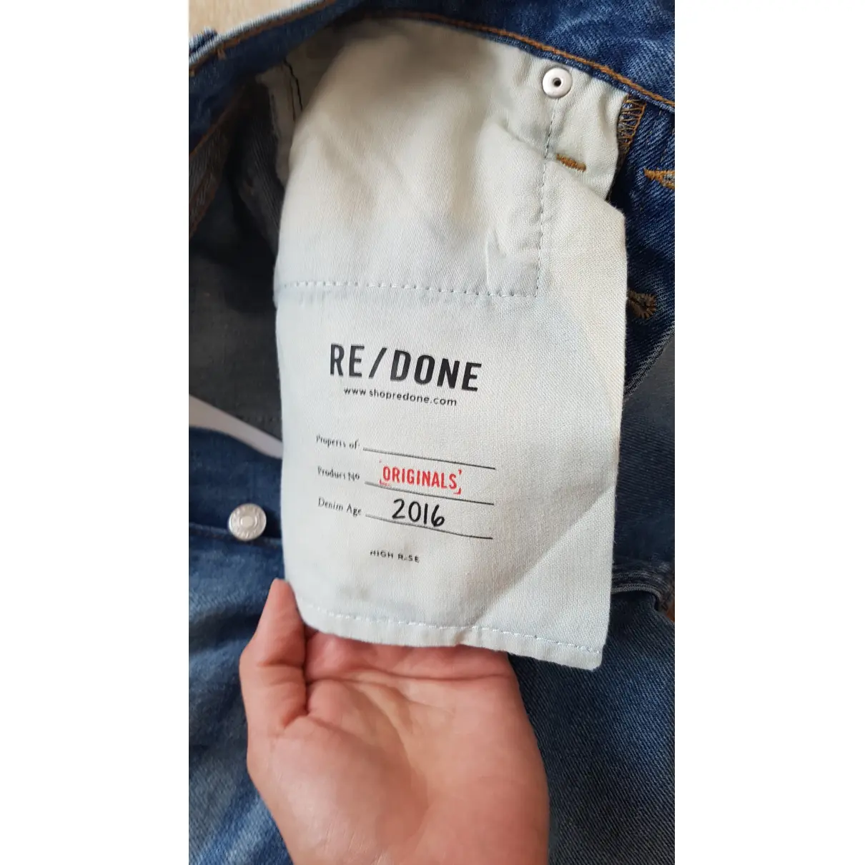 Slim jeans Re/Done x Levi's