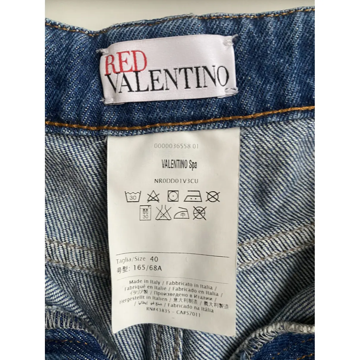 Large jeans Red Valentino Garavani