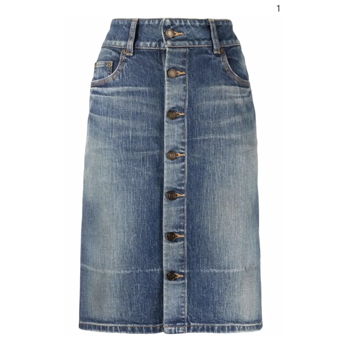 Mid-length skirt Saint Laurent