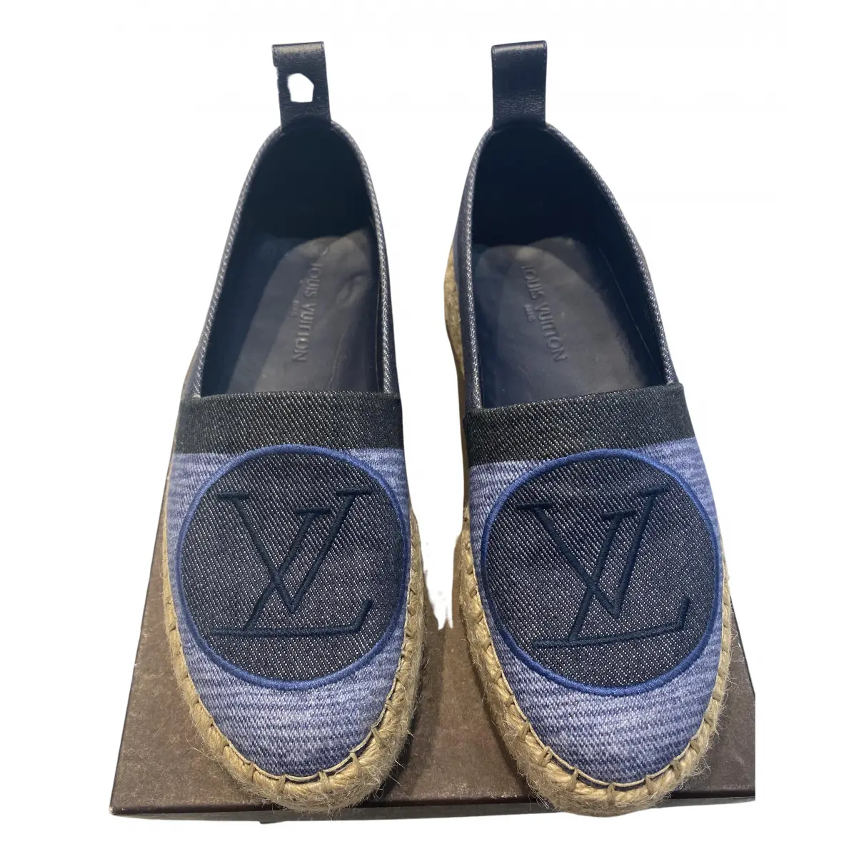 Buy Louis Vuitton Blue Denim - Jeans Espadrilles Seashore online