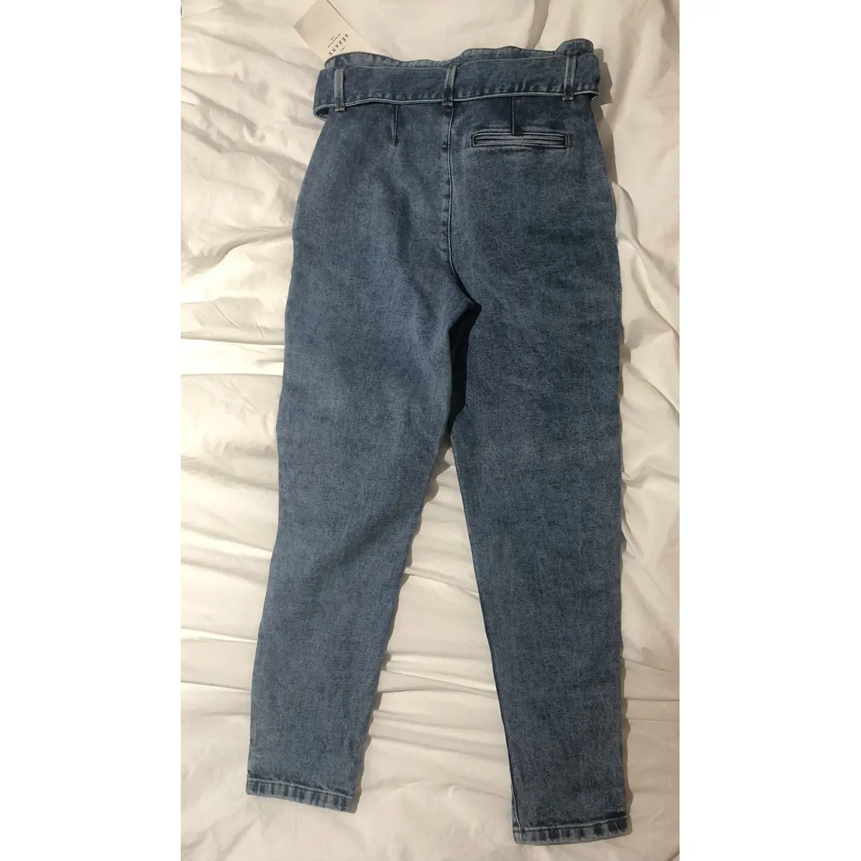 Buy Sézane Blue Denim - Jeans Jeans online