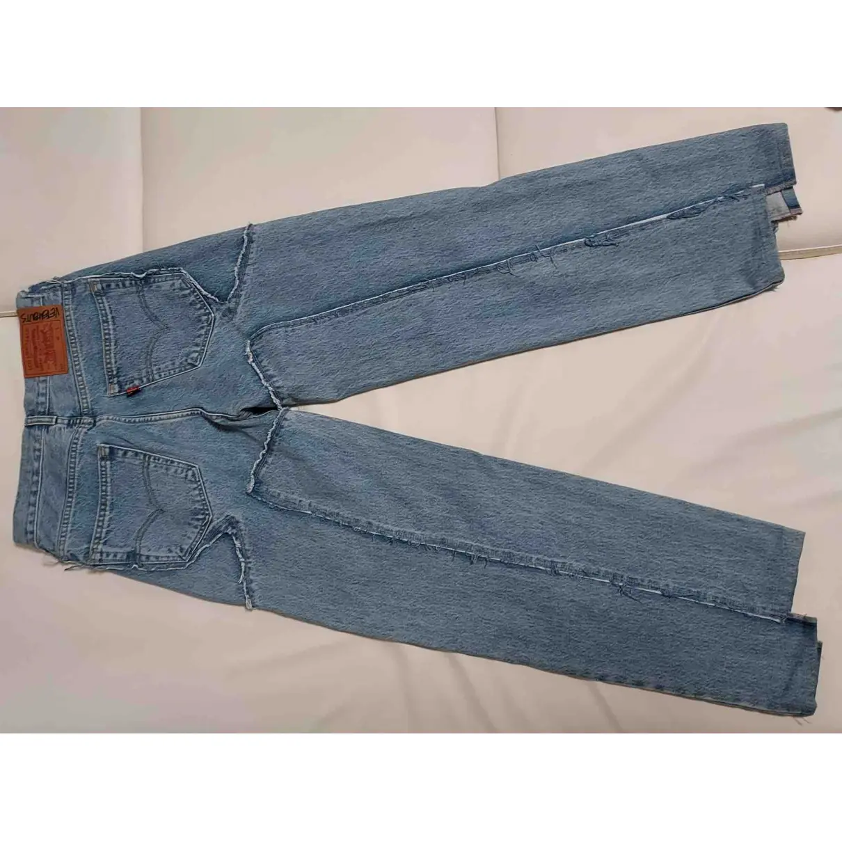 Buy VETEMENTS X Levi's Blue Denim - Jeans Jeans online