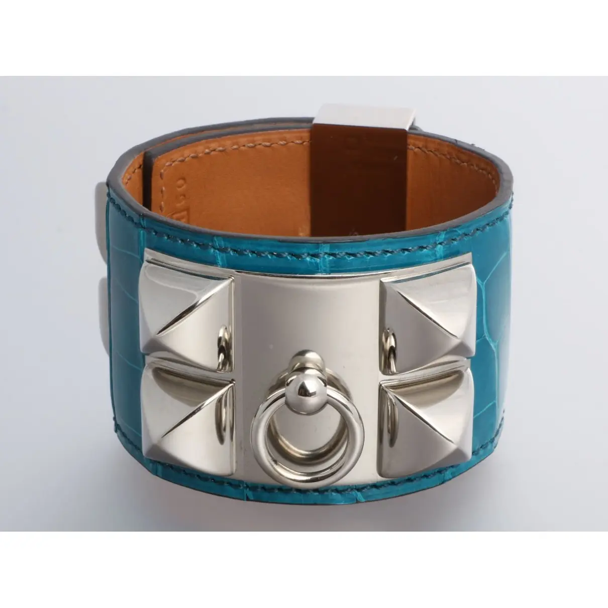 Hermès Collier de chien  exotic leathers bracelet for sale