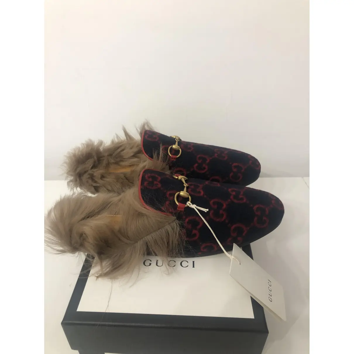 Buy Gucci Princetown flats online