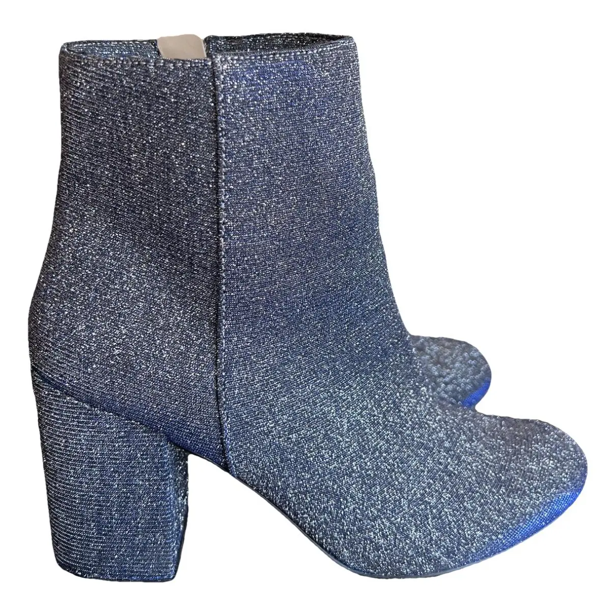 Glitter ankle boots